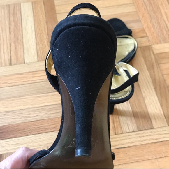 J. Crew Nicolette Heels in Black Suede - Picture 13 of 16